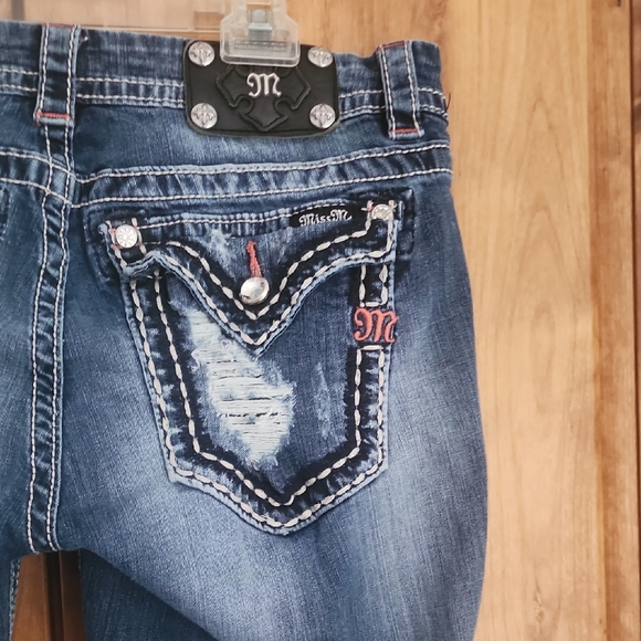 Miss Me Women's Blue Jeans - Picture 2 of 8
